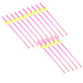 Pikkukuva 8 / 8: 15 kpl/ set Mini Winter pilkkivavan etupään osion sauvan kärkikalastustarvikkeet16cm