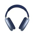 Trådlösa brusreducerande hörlurar, Bluetooth Over-Ear musikheadset metallblå Metallic Blue