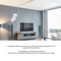 Miniatyrbilde 6 av 6: Smart ZigBee3.0 Infrarød Bevegelsessensor med 150° Deteksjon og 360° Roterende Base