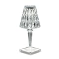 Kristall Diamant Bordslampa USB Uppladdningsbar Lampa Touch Sensor Kontroll