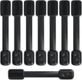 (Black) 8-pack childproof cabinet locks, adjustable childproof cabinet locks