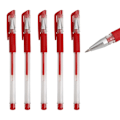 Pikkukuva 1 / 10: Punainen geelikynä mustalla musteella Red Ink Pen Red Ink Pen