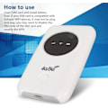 Miniatyrbillede 4 af 5: 4G LTE WiFi Modem, Låst op 5G WiFi Mobil Hotspot WiFi Router med SIM-kort Slot og Micro USB 300Mbps Højhastigheds Portable Rejse Hotspot til Rejser
