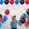 Miniatyrbilde 5 av 5: Spider-Man Ballongdekorasjonssett for bursdagsfest - 30 stk temaballonger [JR]