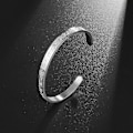 Miniatyrbillede 3 af 5: Ayatul Kursi Armbånd i Rustfrit Stål Islamisk Muslimsk Koran Vers Manchetarmbånd Mænd Arabisk Kalligrafi Smykker Gaver Sliver