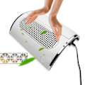 Miniatyrbild 4 av 5: Nagel dammsugare, 40W spikdammsugare fläkt nagelrengöring för manikyr akryl gel naglar - kraftfull nagelkonst salong dammsugare för salong hemmabruk uppgraderad