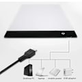 Miniatyrbillede 2 af 8: LED Lysbord A5/A4/A3 med 3 Lysstyrker Lysbord/Lysbord A4