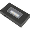 Miniatyrbild 1 av 4: LED Ljusbas, Rektangulär USB Flerfärgad Ljusdisplay Basstativ för Kristallstatyer, Smycken (Svart)