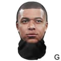 Performance-ansigtsmaske, 3D-helansigtsmaske, elefanthue Mbappe/1pc