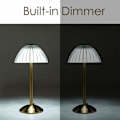 Miniatyrbillede 3 af 5: Trådløs LED-bordlampe, batteridrevet bordlampe, dæmpbar LED-bordlampe - sengelampe til stue, soveværelse, 3 lysfarver