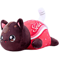 Miniatyrbild 1 av 4: Fyllda kattfigurer Aphmau Meemeows kattmjukdjur, katt Meow Meow mjuk plysch munk hamburgare kattplyschdocka (cola katt, 9,84 tum) Multi-color