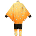 Miniatyrbild 3 av 5: Vuxen Barn Anime Demon Slayer Kimetsu No Yaiba Agatsuma Zenitsu Cosplay Kostymer Halloween Kostym Kimono Anime Figur Dräkt Peruk -a peruk[ch] wig L
