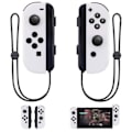 Miniatyrbild 1 av 4: för Joypad (V/H) för Nintendo Switch-kontroller - Vänster och Höger Trådlös Fjärrkontroll med Handledsrem (Vit)(JS)