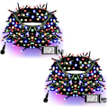 Pikkukuva 1 / 5: Kirkkaat 20 metrin 200 LED-jouluvalot, moniväriset koristevalot Multicolor 400 LED
