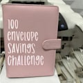 Miniatyrbillede 1 af 5: 100 Kuvert Udfordringspærm Rosa Onesize