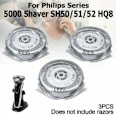 Miniatyrbillede 4 af 5: 3 udskiftningsbarberhoveder til Philips Series 5000 barbermaskiner