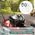 Pikkukuva 4 / 5: Ruohonleikkurin kaasuttimen korjaussarja - Sopii Stratton 11HP-19HP 796184 Nikki-kaasuttimen yleiskorjaus
