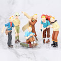 Pikkukuva 1 / 3: 6-osainen Tintin Seikkailut -nukkepaketti, Tintin sarjakuvahahmo