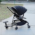 Pikkukuva 2 / 5: Universaali 2-in-1 rattaiden askelma, irrotettava istuin, Second Child Artefact Child Rider rattaat A