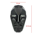 Miniatyrbild 3 av 5: Squid Game Front Man Boss cosplay Halloween festmask Svart Black L