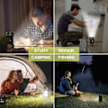 Miniatyrbilde 4 av 5: LED-håndlampe, oppladbar lommelykt, campinglampe