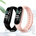 Miniatyrbild 4 av 7: Klocka Elektronisk LED Digital Armbandsur för Kvinnor Mode Casual Enkel Silikon Touch Vattentät Armbandsklocka 14 LightPink