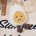 Miniatyrbilde 1 av 11: Jellycat plysjdukke serie dyre capybara plysjdukke dukke plysjleketøy engros 15cm Happy Boiled Egg