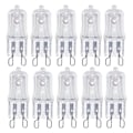 Miniatyrbillede 1 af 4: 10-pak Halogen G9 230V 20W, Erstatningsvinkelglødepære, Varmt Hvid 2700K