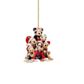 Miniatyrbild 1 av 2: 1 st Julgran 2D Disney Akrylpynt Julhängsmycke L