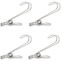 Miniatyrbillede 4 af 5: 24 Klemmer i rustfrit stål, metalklemmer, klemmer i rustfrit stål