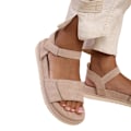Miniatyrbilde 1 av 2: Where's That From Dam/Damer Corfu Mocka Multi Strap Touch F Kamel[CH] Camel 3 UK