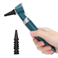 Miniatyrbild 5 av 8: Professionellt diagnostiskt kit för öronvård - Otoskop, trumhinneendoskop, spekulum - Grön 0.2