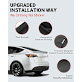Miniatyrbild 3 av 5: Passar Tesla Model Y Stänkskydd 4st Anti-Stänk Vinterfordon Stänkskydd Sediment Skydd Behöver Inte Borra Hål