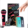 Miniatyrbild 3 av 5: Grab The Mic Karaoke Game - Exciting Grab The Mic, 2-10 Players, 250 Lyric Cards