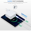 Miniatyrbilde 3 av 5: Lader for Mac Book 2016 2017 2018 2019 2020 Pro 61W USB C Strømadapter[ch]