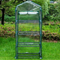 Miniatyrbild 5 av 5: Ersättningsöverdrag för 3-vånings växthus, transparent plastöverdrag för växthus, för 3-vånings utomhusställning, trädgårdstillbehör (utan ställning)[CH]