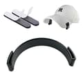 Hat Brim Bender Tool, Baseball Cap Shaper, Black with 2 Adhesive Pads