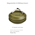 Miniatyrbild 1 av 4: Bil sugkopp utomhus bil baldakin sugkopp bil tak tält fast krok stark magnetisk sugspänne Military Green