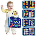 Miniatyrbillede 1 af 8: Toddler Travel Busy Board for Boys Girls Montessori Toys