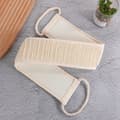 Double-Sided Sisal Back Scrubber Towel, Exfoliating Bath Strap with Rope for Deep Cleaning, 8x30x68cm