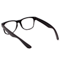 Miniatyrbillede 3 af 3: Mat sort Wayfarer læsebriller med styrke 1.0 1