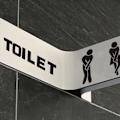 Miniatyrbild 2 av 5: DIY Unisex Toalett Badrum WC Skylt Dörrhängare för Män Kvinnor