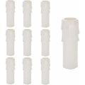 Miniatyrbilde 1 av 5: Plastlysestakel, 10 stk lysekrone dråpelysestakel, lysekrone lyserør, dråpelyserør, lysekrone lysermer, lysekrone