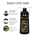 Pikkukuva 4 / 8: 500 ml hiusväri shampoo Yrttihiusväri shampoo miehille ja naisille [CH] 0.6