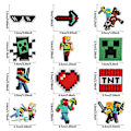 Pikkukuva 3 / 4: 16x Minecraft -brodeerattua paikkaa - Silitettävä vaatteiden koristelu
