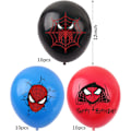 Miniatyrbilde 2 av 5: Spider-Man Ballongdekorasjonssett for bursdagsfest - 30 stk temaballonger [JR]