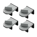 4X Sliding Window Locks Window Wedge Window Glider Restrictor Lock Sliding Door Lock Window Stop F