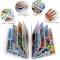 Miniatyrbilde 3 av 5: 9 Lommer 432 Kort Anime Album Bok Pikachu Favoritt Spillekort Bindemapp Mappe lightning