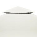 Miniatyrbillede 3 af 5: vidaXL Pavillontag 310 g/m² 3 x 3 m cremefarvet white