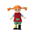Miniatyrbillede 2 af 2: Pippi Pippidukke 30cm 142